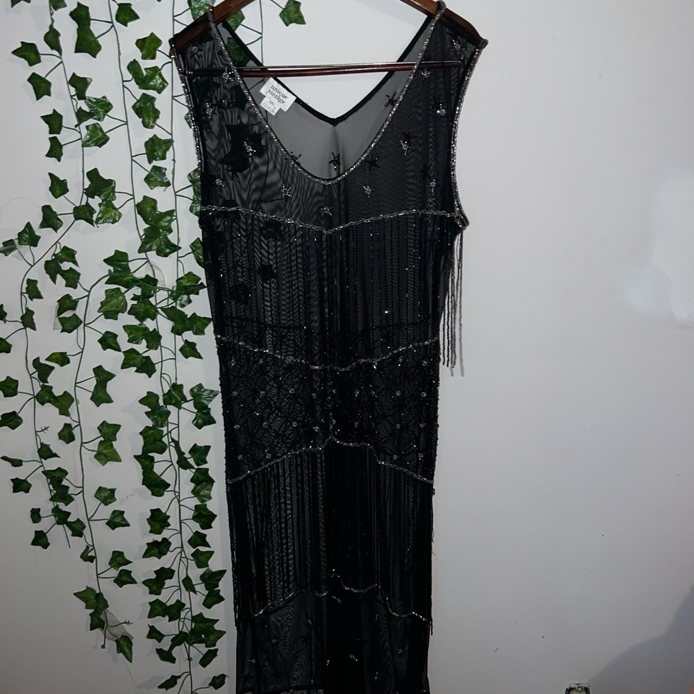 VINTAGE SHEER FLAPPER DRESS